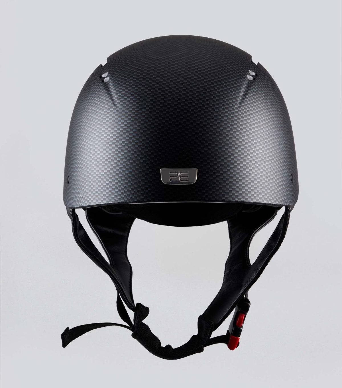 Premier Equine Artemis Matte Jockey Skull Carbon Shield - Nags Essentials