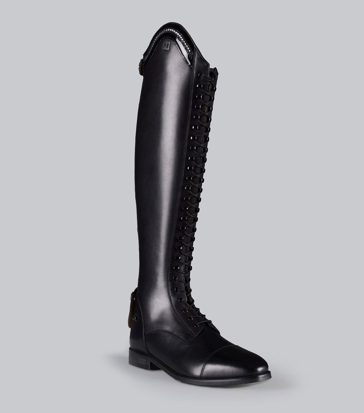 Premier Equine Astra Womens Leather Lace Front Tall Riding Boots - Nags Essentials