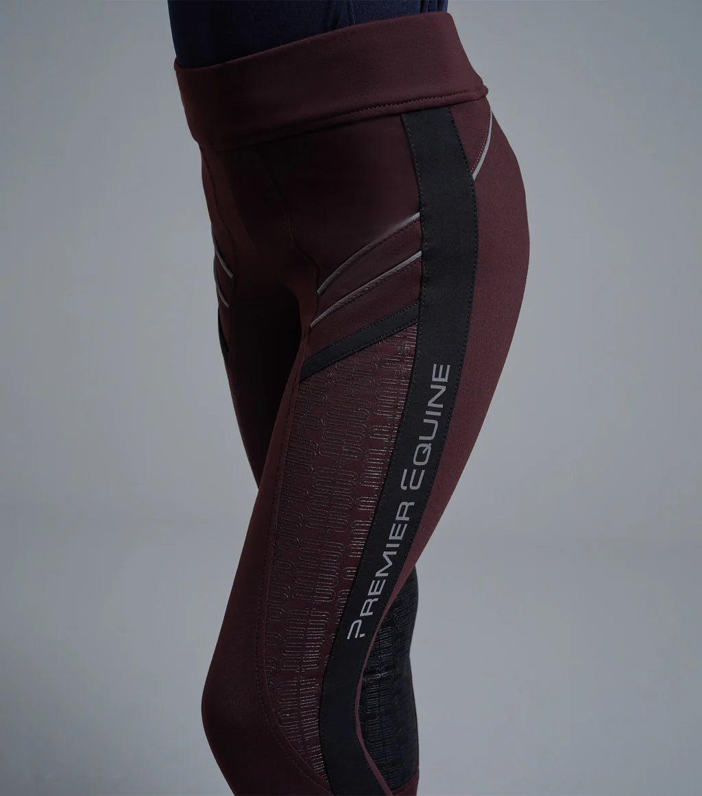 Premier Equine Astrid Girls Full Seat Gel Pull On Riding Tights - Nags Essentials
