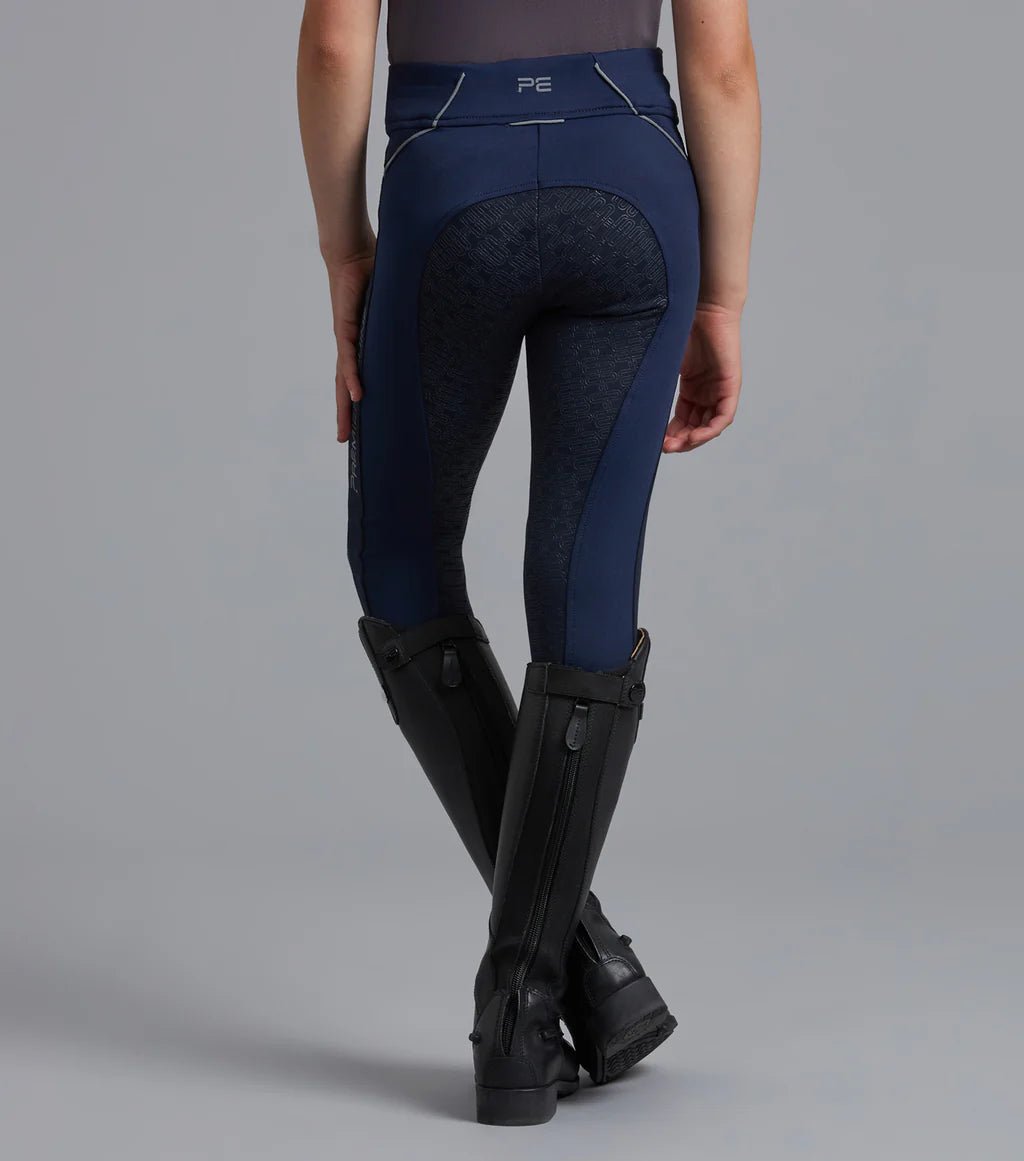 Premier Equine Astrid Girls Full Seat Gel Pull On Riding Tights - Nags Essentials