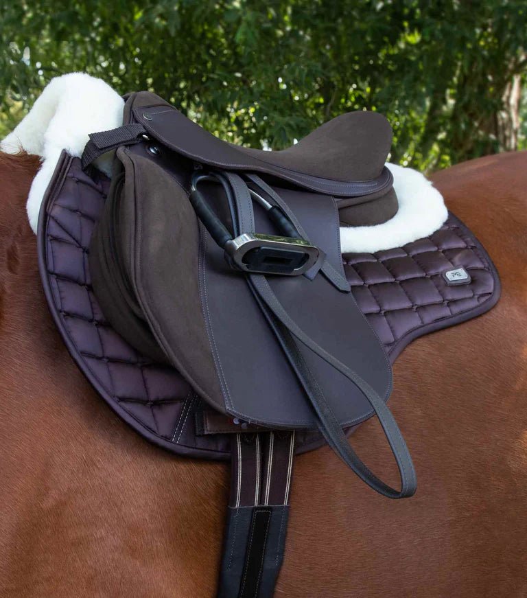 Premier Equine Atlantis Close Contact Satin Wool GP/Jump Square - Nags Essentials