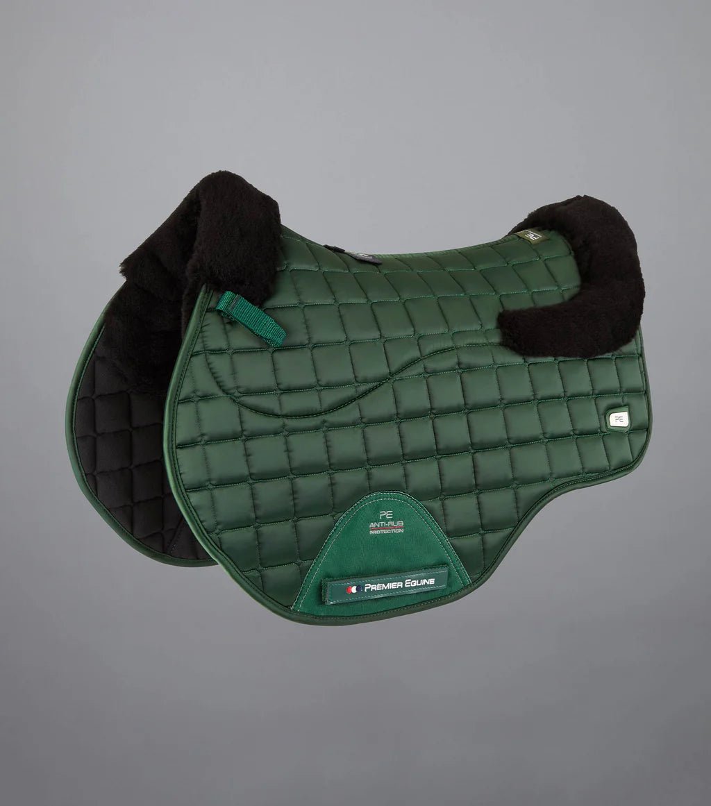 Premier Equine Atlantis Close Contact Satin Wool GP/Jump Square - Nags Essentials