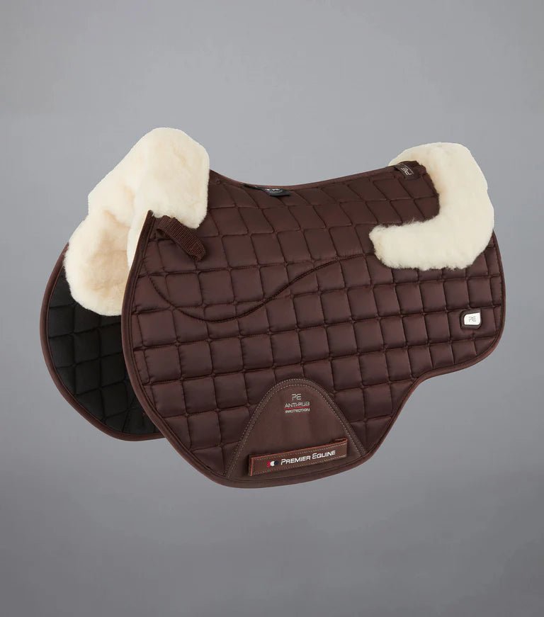 Premier Equine Atlantis Close Contact Satin Wool GP/Jump Square - Nags Essentials