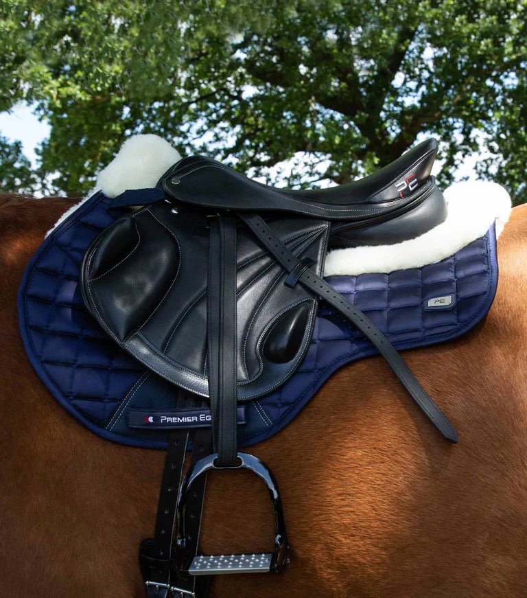 Premier Equine Atlantis Close Contact Satin Wool GP/Jump Square - Nags Essentials