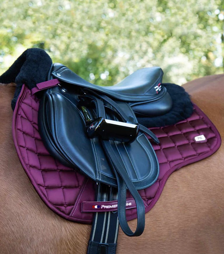 Premier Equine Atlantis Close Contact Satin Wool GP/Jump Square - Nags Essentials