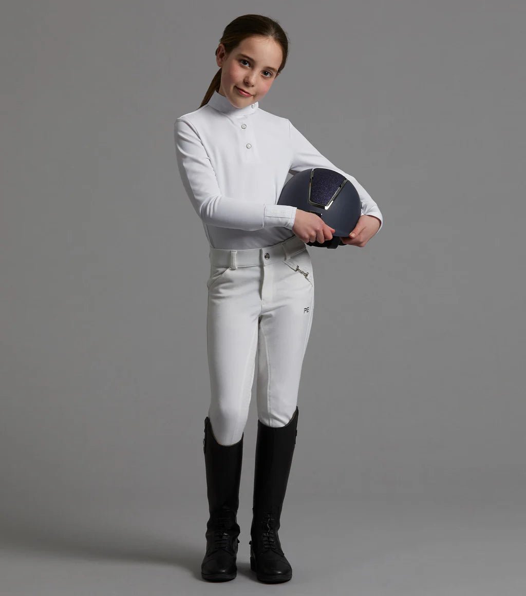 Premier Equine Brava Girls Full Seat Gel Competition Riding Breeches - Nags Essentials