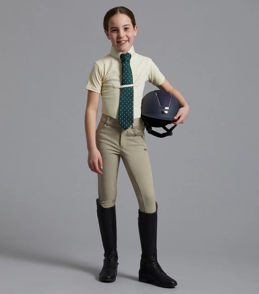 Premier Equine Brava Girls Full Seat Gel Competition Riding Breeches - Nags Essentials