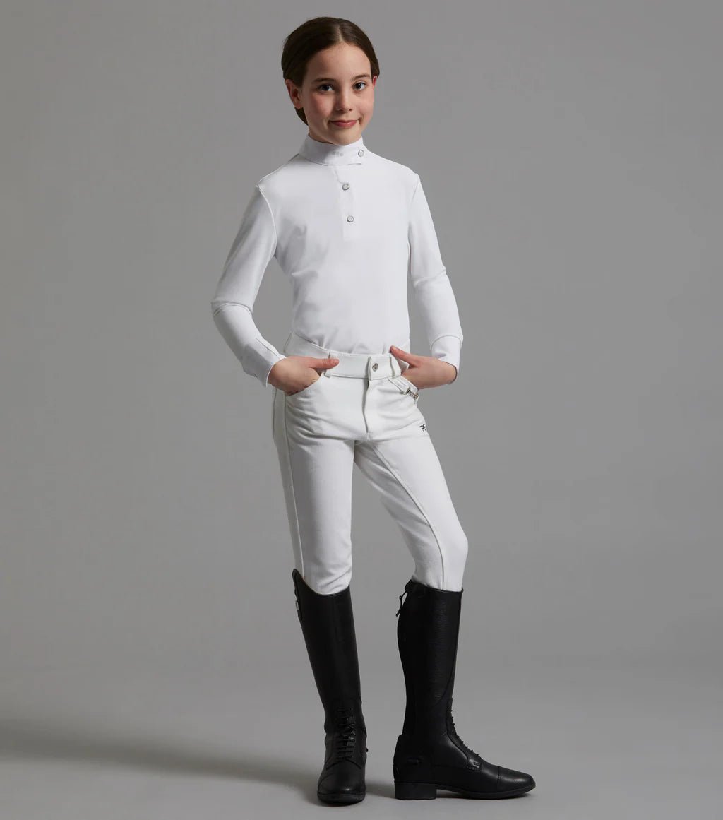 Premier Equine Brava Girls Full Seat Gel Competition Riding Breeches - Nags Essentials