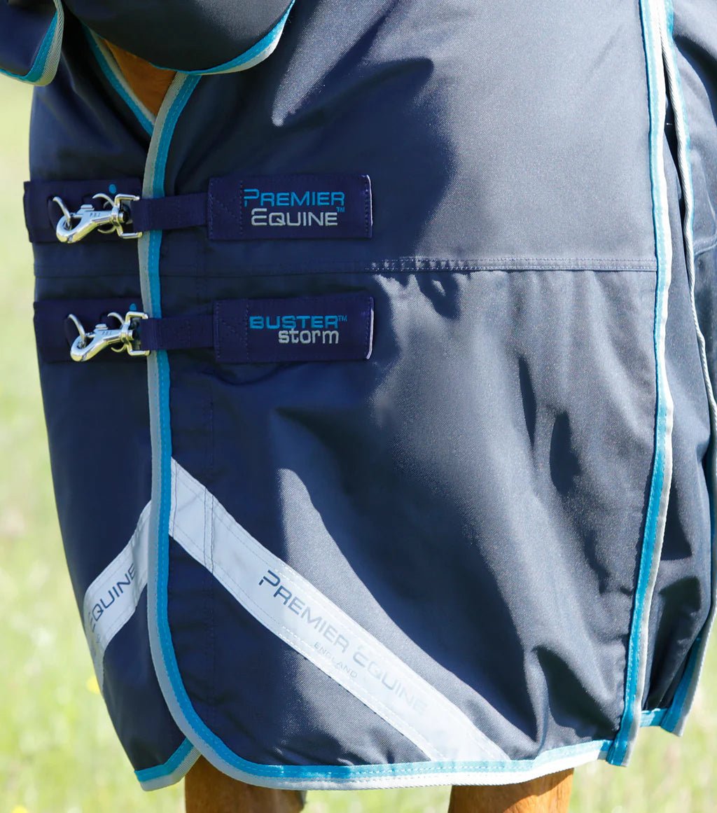Premier Equine Buster Storm 100g Combo Turnout Rug with Snug-Fit Neck Cover - Nags Essentials