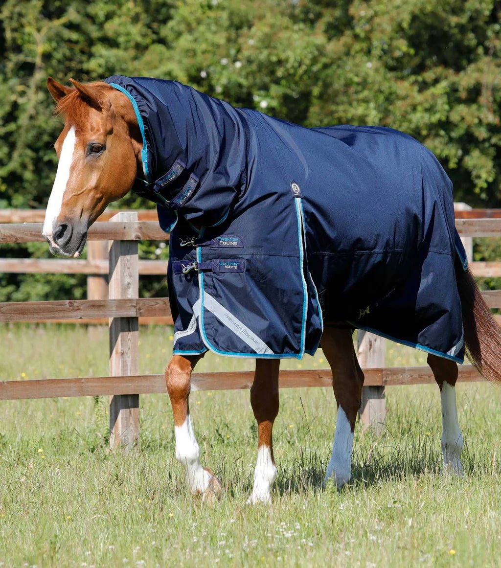 Premier Equine Buster Storm 100g Combo Turnout Rug with Snug-Fit Neck Cover - Nags Essentials