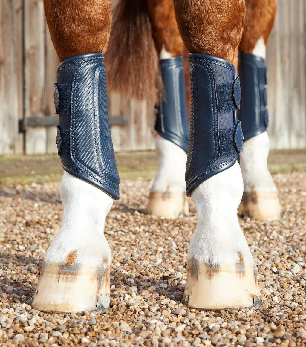 Premier Equine Carbon Air Tech Double Locking Brushing Boots - Nags Essentials