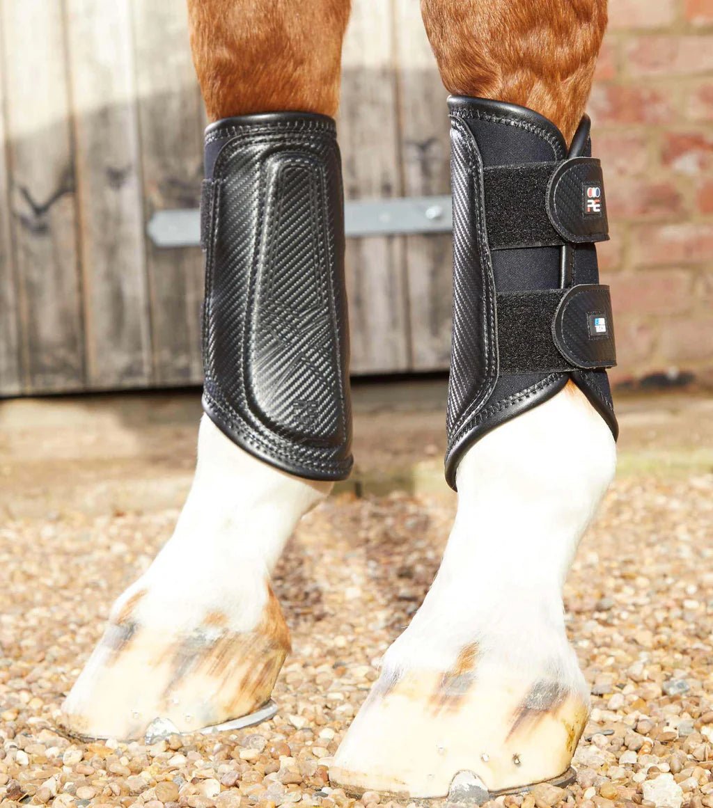 Premier Equine Carbon Air Tech Double Locking Brushing Boots - Nags Essentials