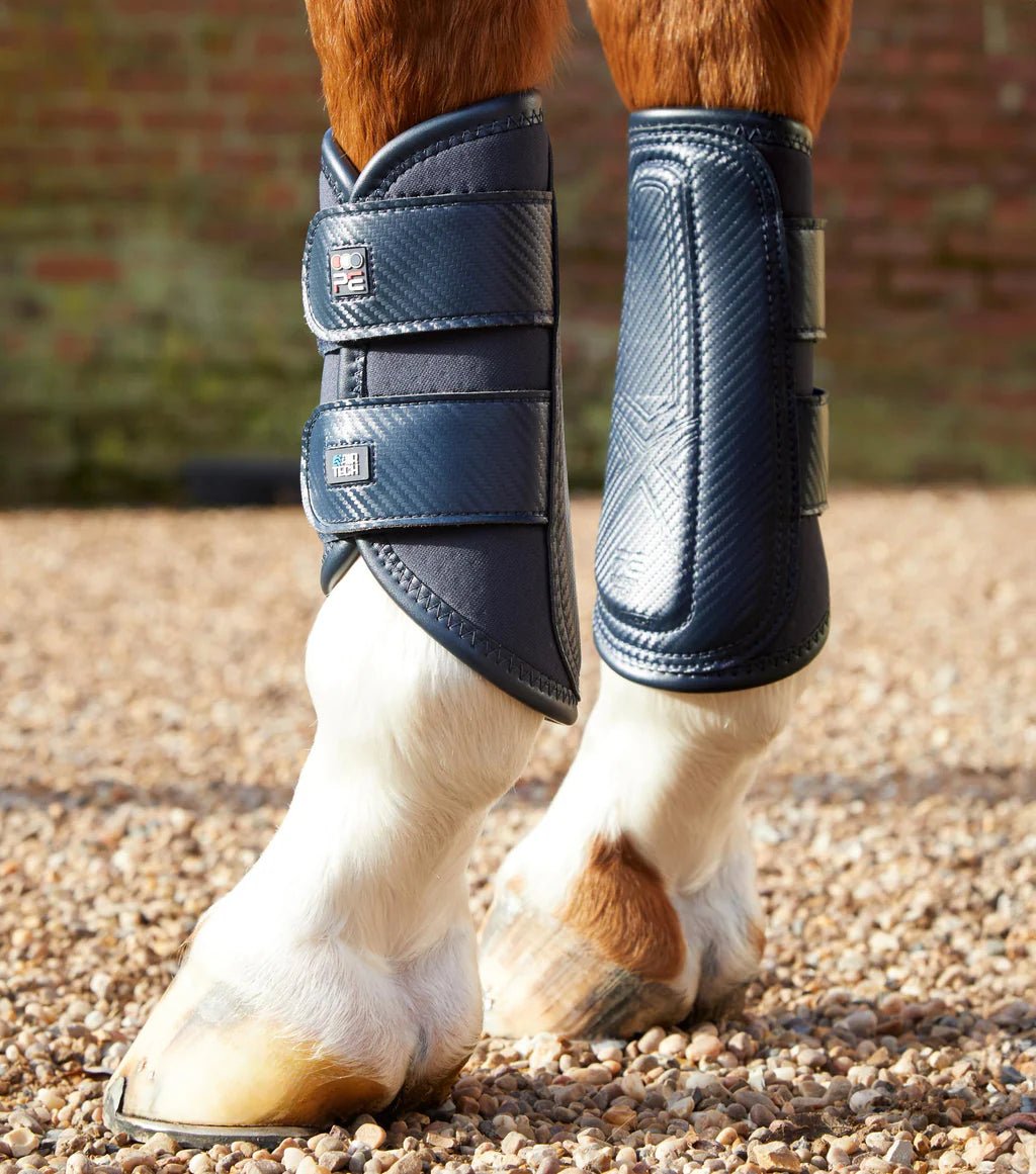Premier Equine Carbon Air Tech Double Locking Brushing Boots - Nags Essentials