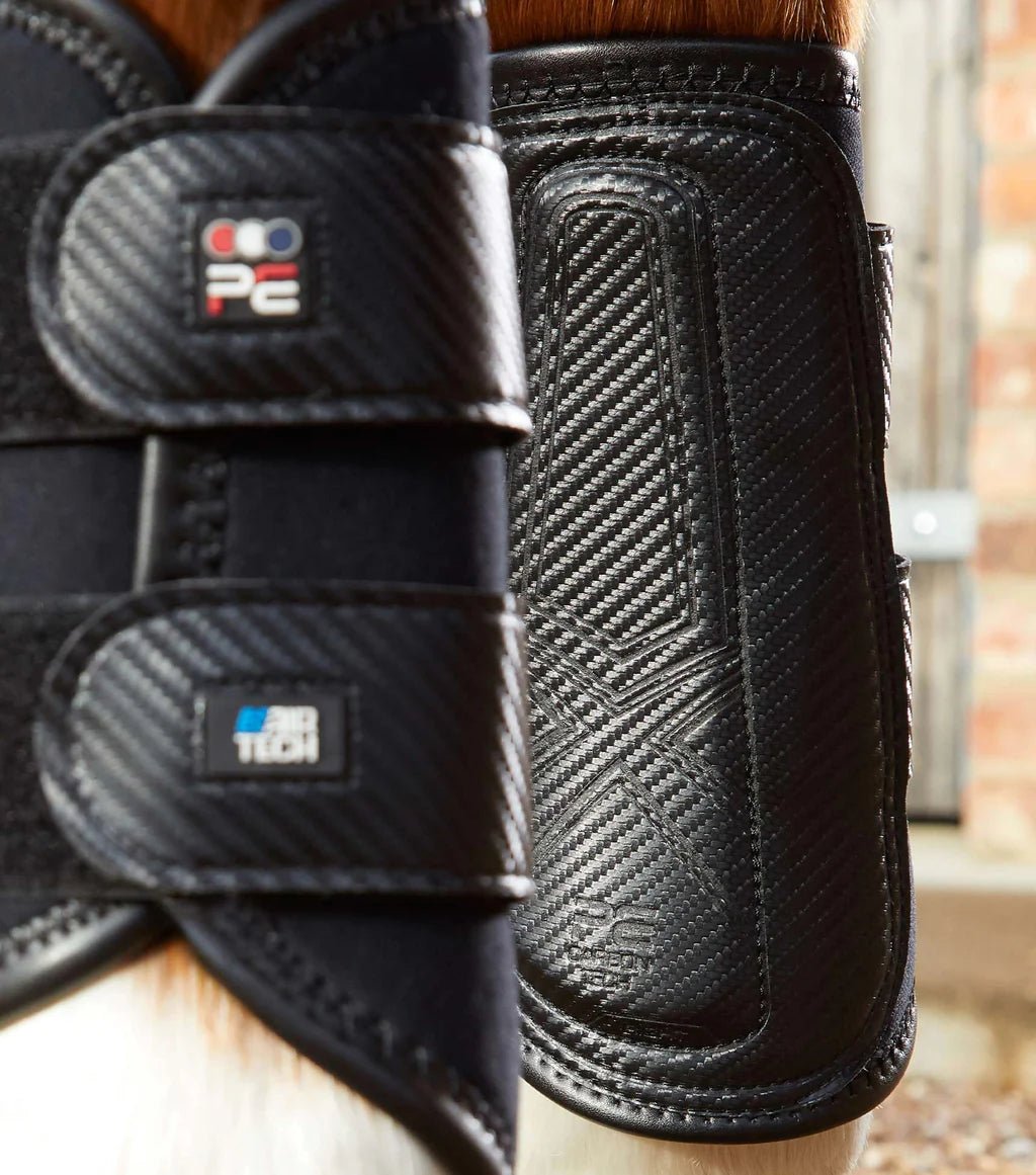 Premier Equine Carbon Air Tech Double Locking Brushing Boots - Nags Essentials