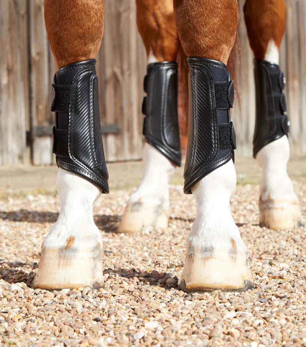 Premier Equine Carbon Air Tech Double Locking Brushing Boots - Nags Essentials