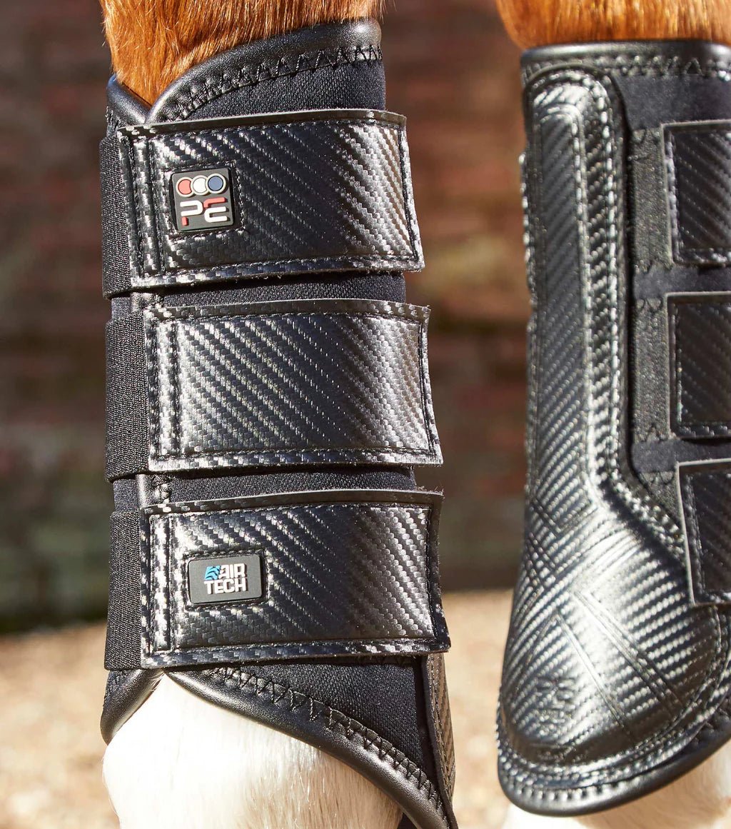 Premier Equine Carbon Air Tech Single Locking Brushing Boots - Nags Essentials