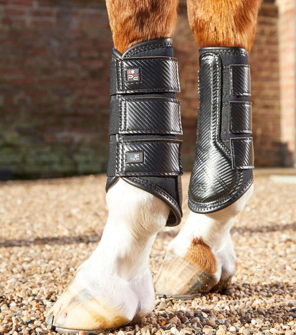 Premier Equine Carbon Air Tech Single Locking Brushing Boots - Nags Essentials