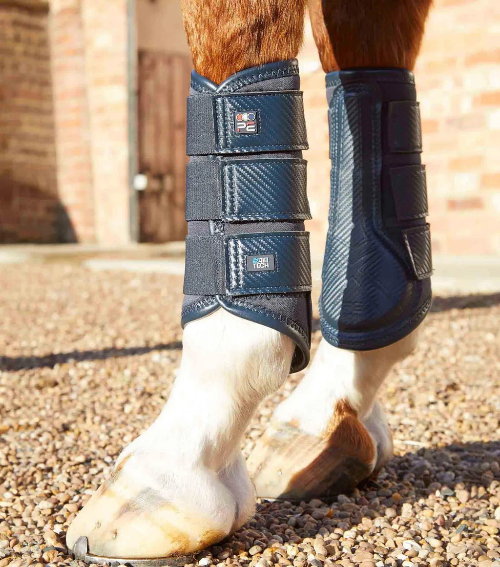 Premier Equine Carbon Air Tech Single Locking Brushing Boots - Nags Essentials