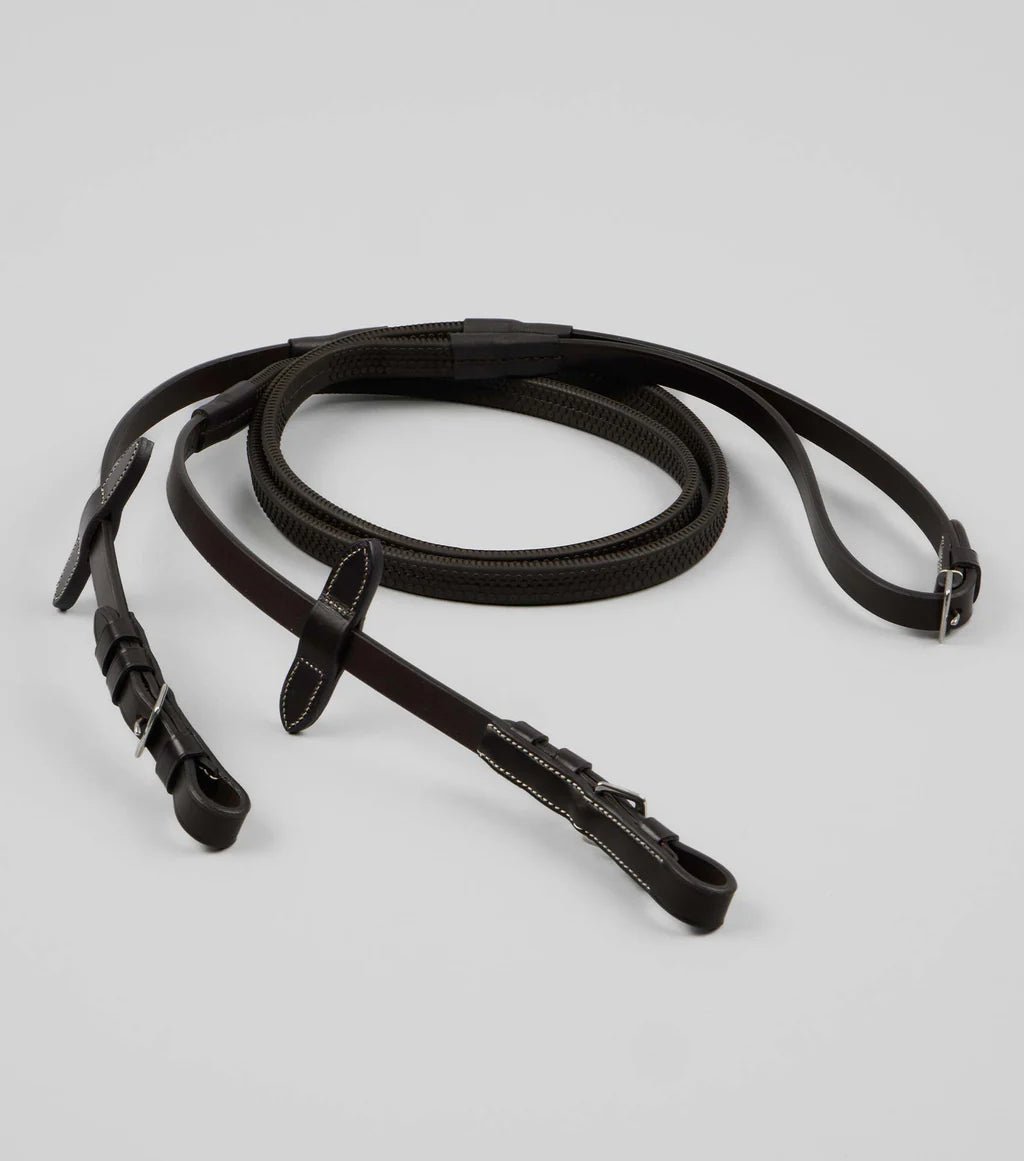 Premier Equine Cassano Rubber Grip Reins - Nags Essentials
