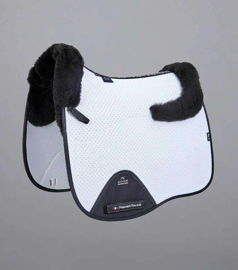 Premier Equine Close Contact Airtechnology Shockproof Wool Saddle Pad - Dressage Square - Nags Essentials