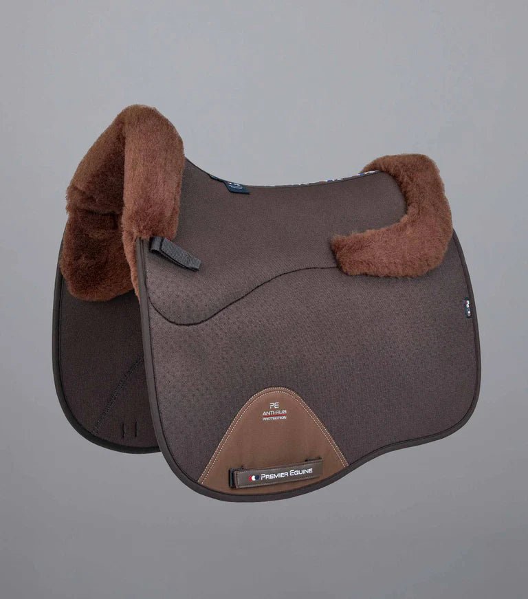 Premier Equine Close Contact Airtechnology Shockproof Wool Saddle Pad - Dressage Square - Nags Essentials