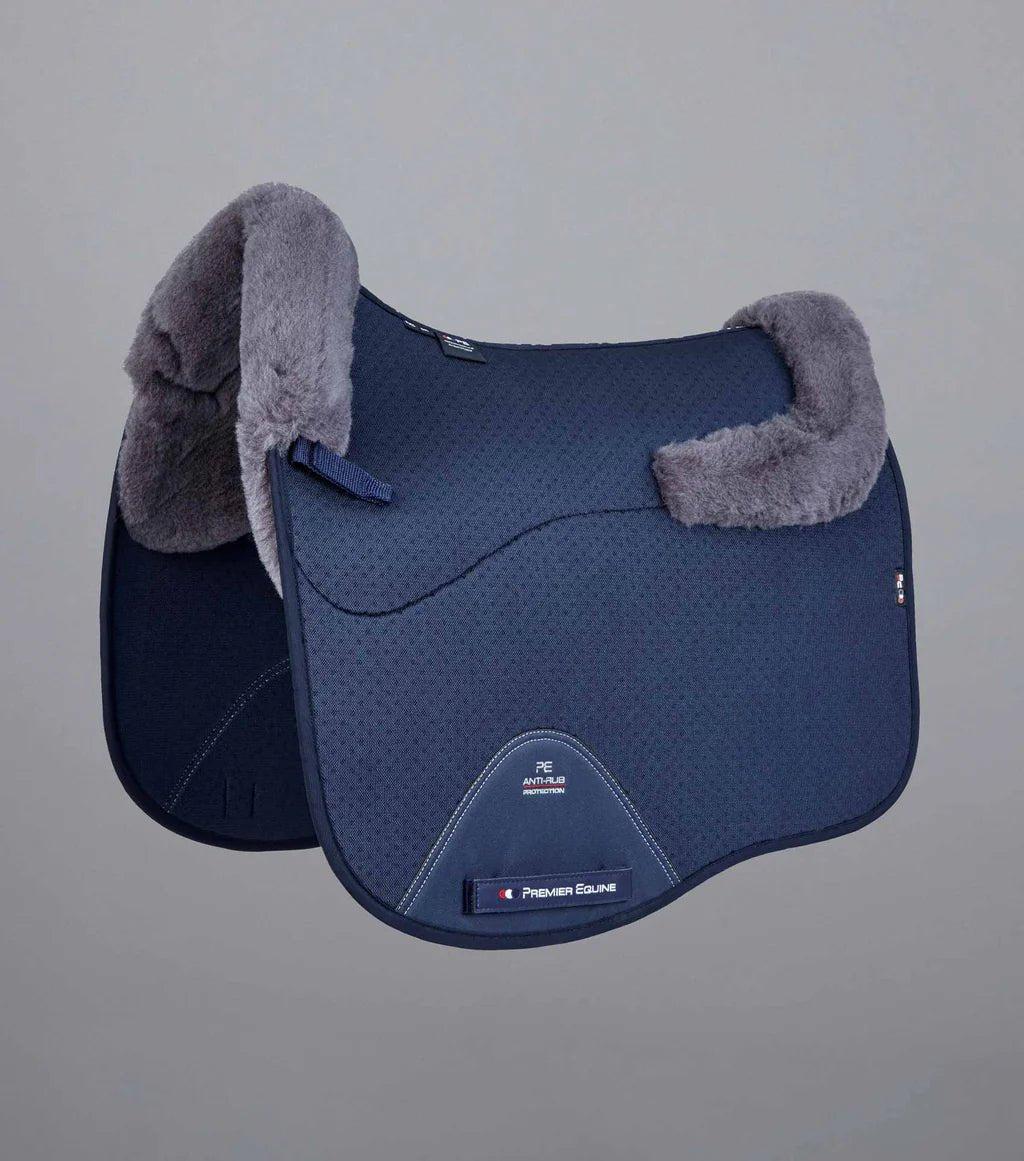 Premier Equine Close Contact Airtechnology Shockproof Wool Saddle Pad - Dressage Square - Nags Essentials