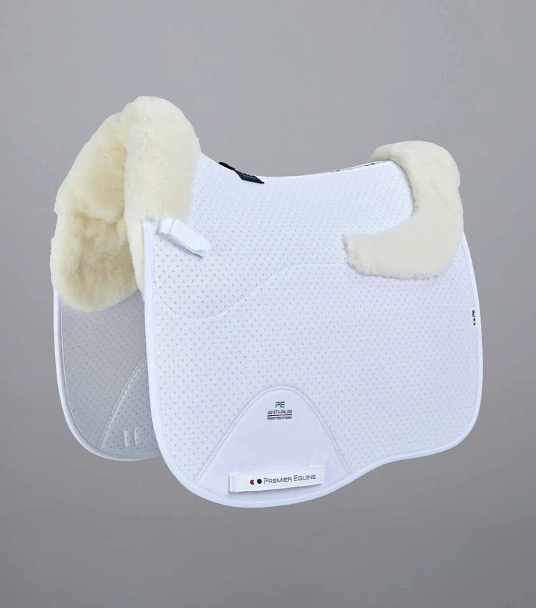Premier Equine Close Contact Airtechnology Shockproof Wool Saddle Pad - Dressage Square - Nags Essentials