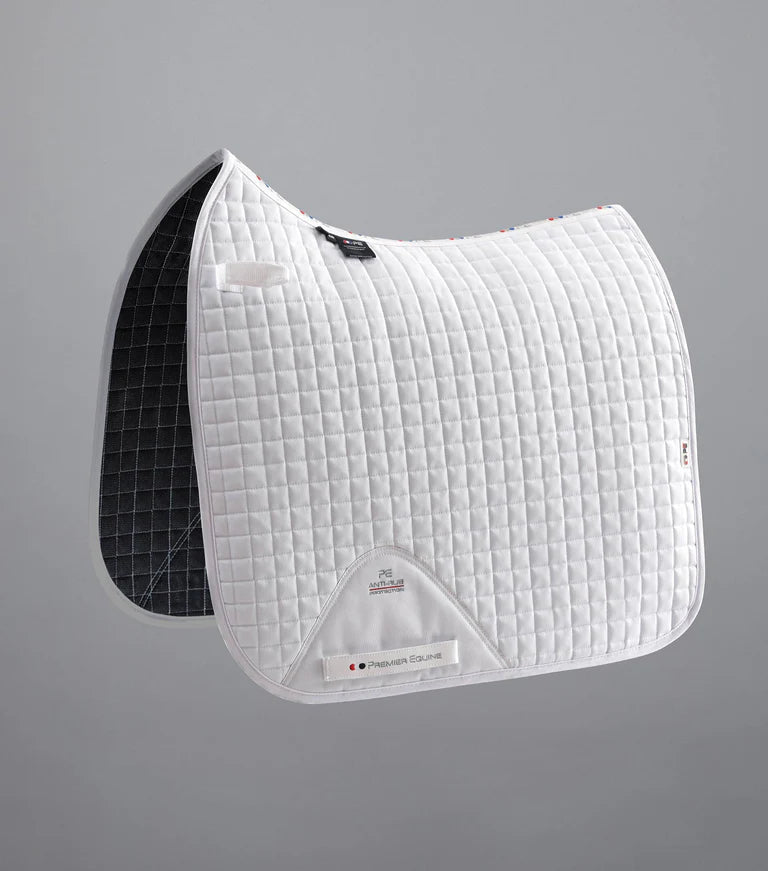 Premier Equine Close Contact Cotton Dressage Saddle Pad - Nags Essentials
