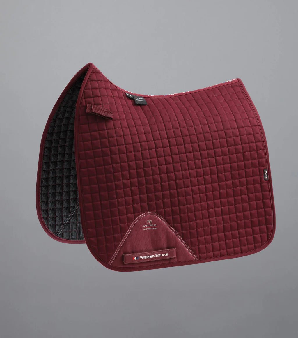 Premier Equine Close Contact Cotton Dressage Saddle Pad - Nags Essentials
