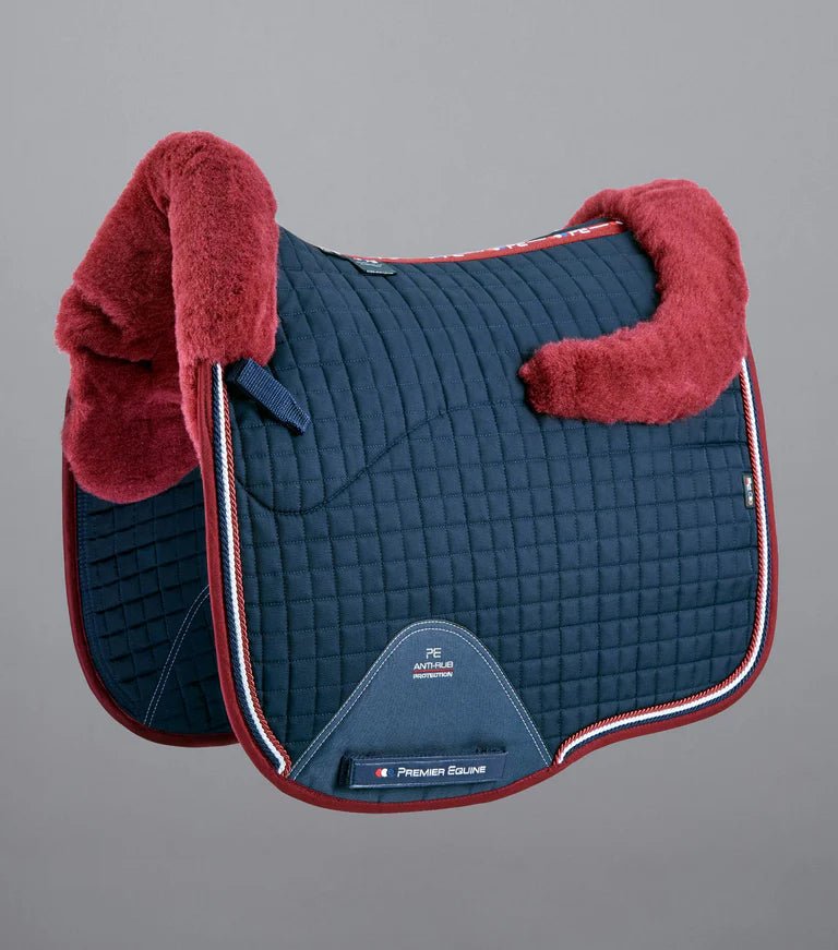 Premier Equine Close Contact Merino Wool European Saddlepad Dressage Square - Nags Essentials