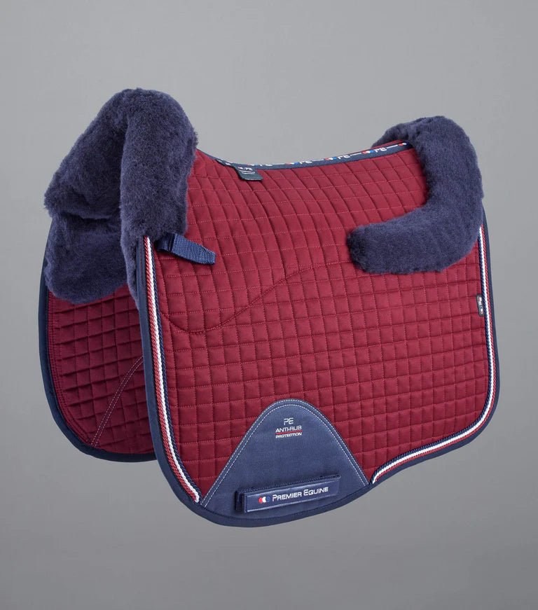 Premier Equine Close Contact Merino Wool European Saddlepad Dressage Square - Nags Essentials