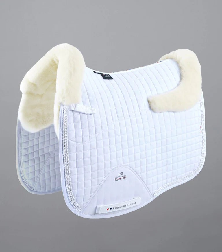 Premier Equine Close Contact Merino Wool European Saddlepad Dressage Square - Nags Essentials