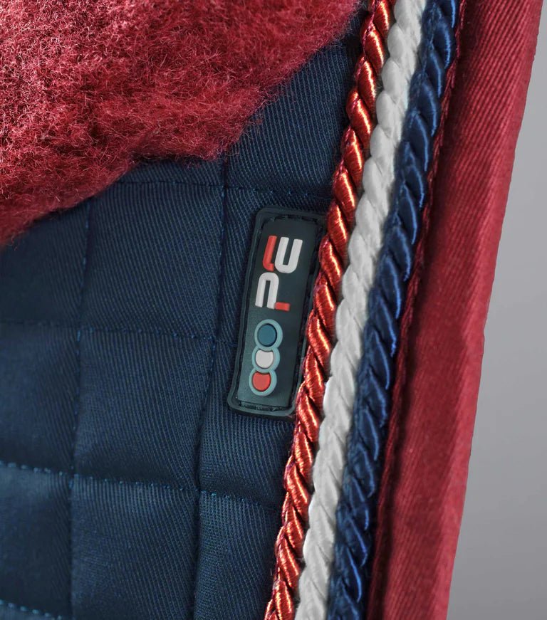 Premier Equine Close Contact Merino Wool European Saddlepad Dressage Square - Nags Essentials