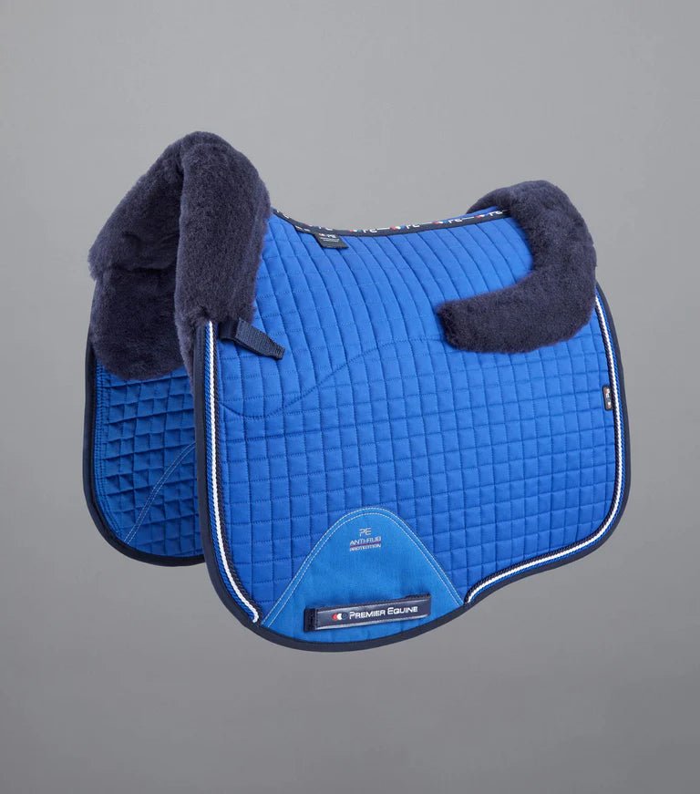 Premier Equine Close Contact Merino Wool European Saddlepad Dressage Square - Nags Essentials
