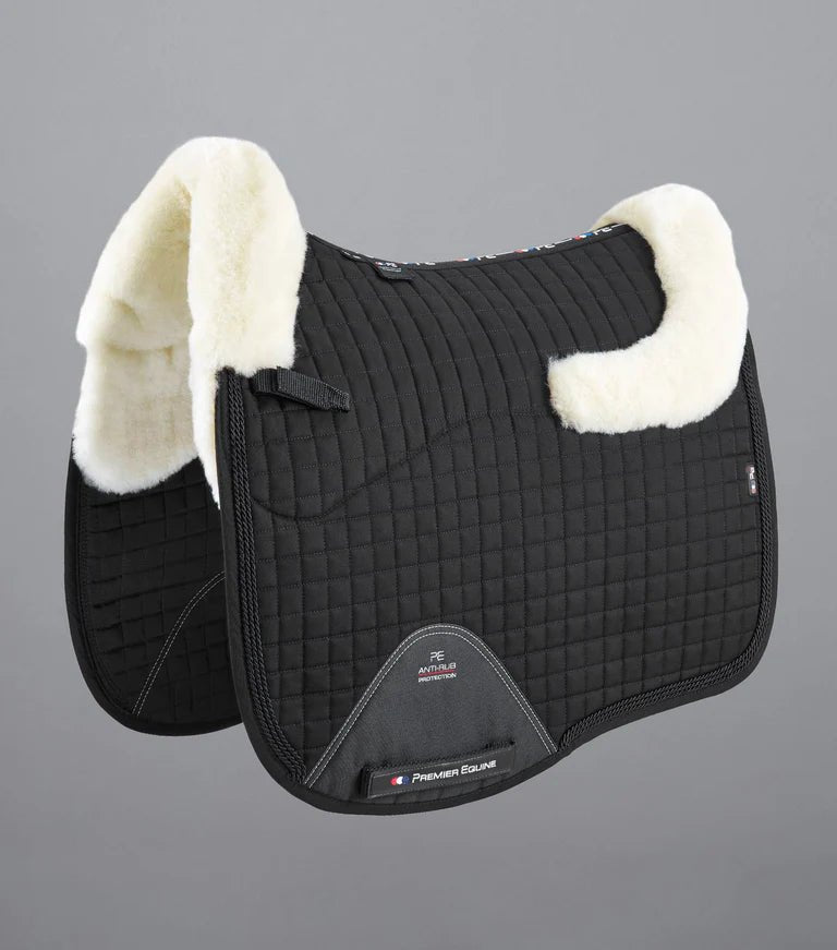 Premier Equine Close Contact Merino Wool European Saddlepad Dressage Square - Nags Essentials