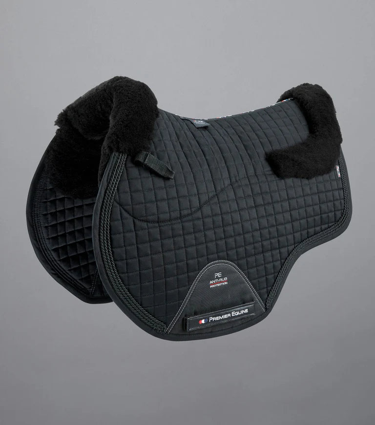Premier Equine Close Contact Merino Wool European Saddlepad GP/Jump Square - Nags Essentials