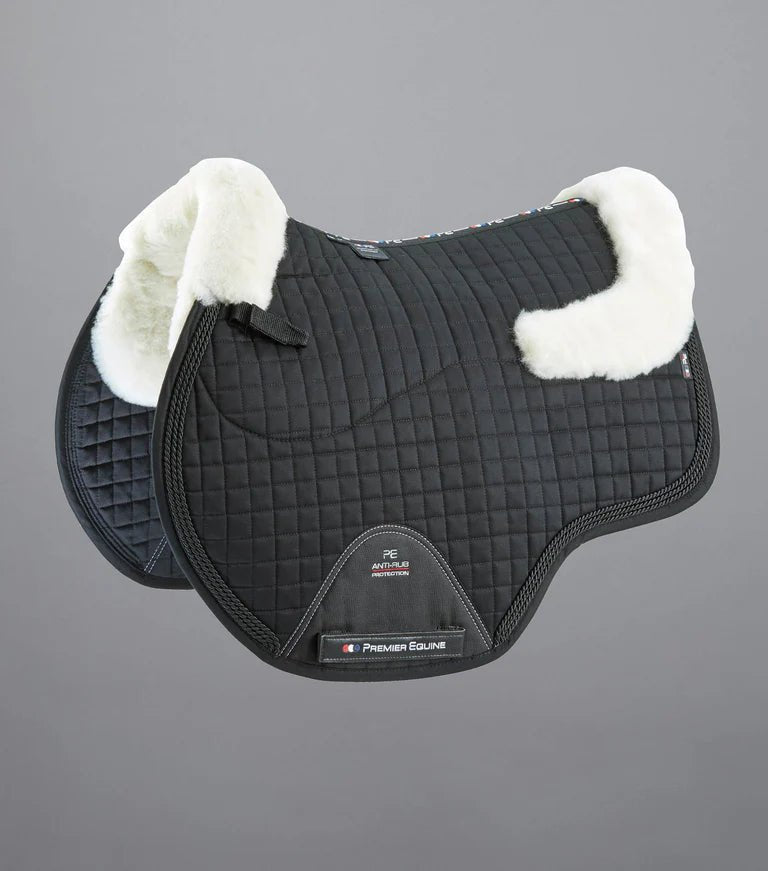 Premier Equine Close Contact Merino Wool European Saddlepad GP/Jump Square - Nags Essentials
