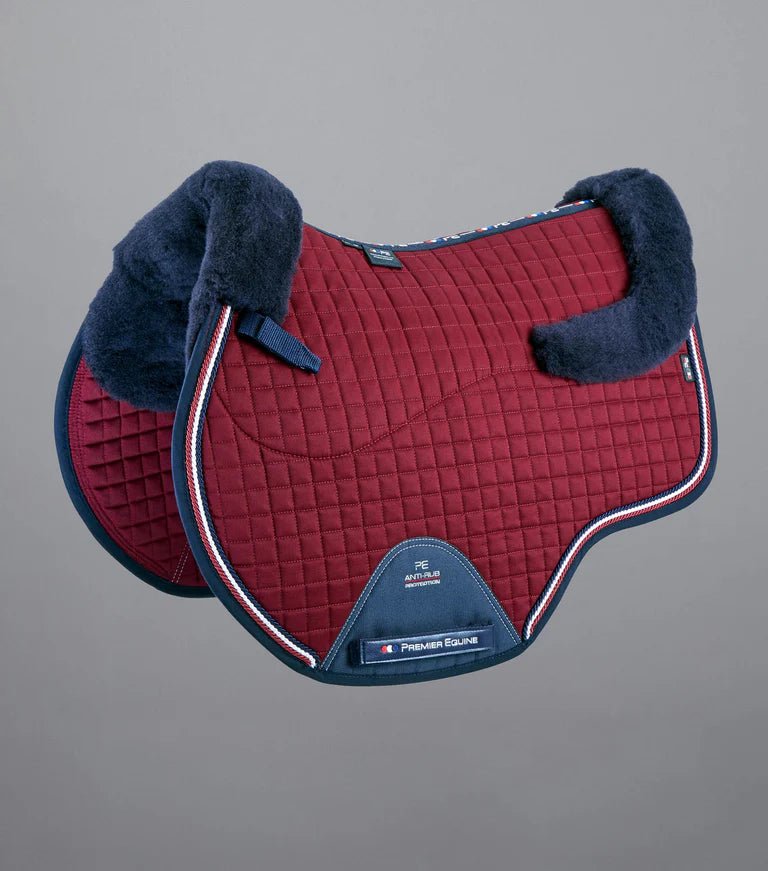 Premier Equine Close Contact Merino Wool European Saddlepad GP/Jump Square - Nags Essentials