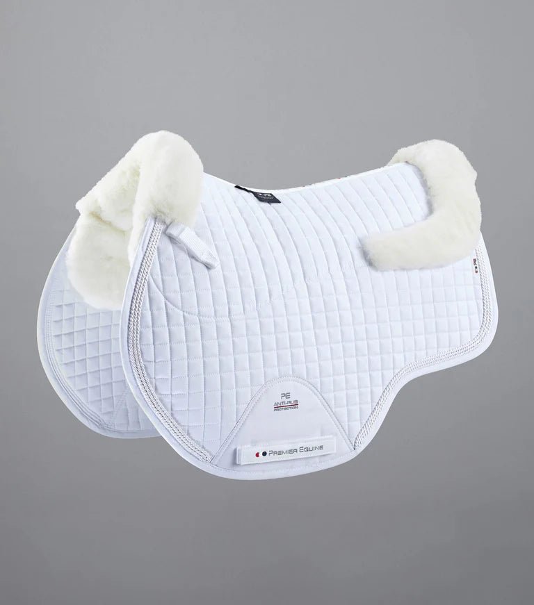Premier Equine Close Contact Merino Wool European Saddlepad GP/Jump Square - Nags Essentials