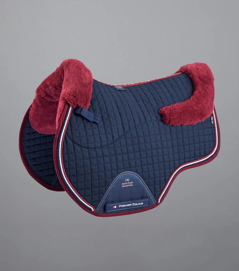 Premier Equine Close Contact Merino Wool European Saddlepad GP/Jump Square - Nags Essentials