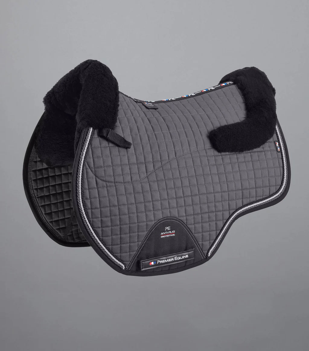 Premier Equine Close Contact Merino Wool European Saddlepad GP/Jump Square - Nags Essentials