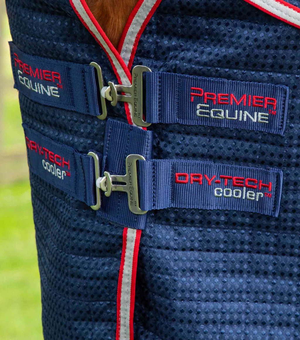 Premier Equine Combo Dry-Tech Horse Cooler Rug - Navy - Nags Essentials