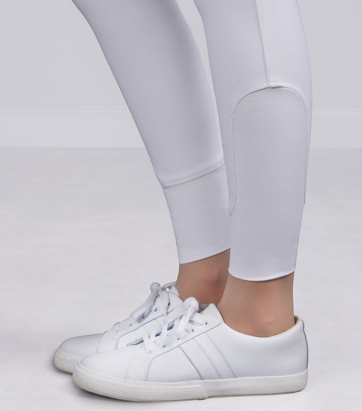 Premier Equine Cristalli Gel Full Seat Riding Breeches - White - Nags Essentials