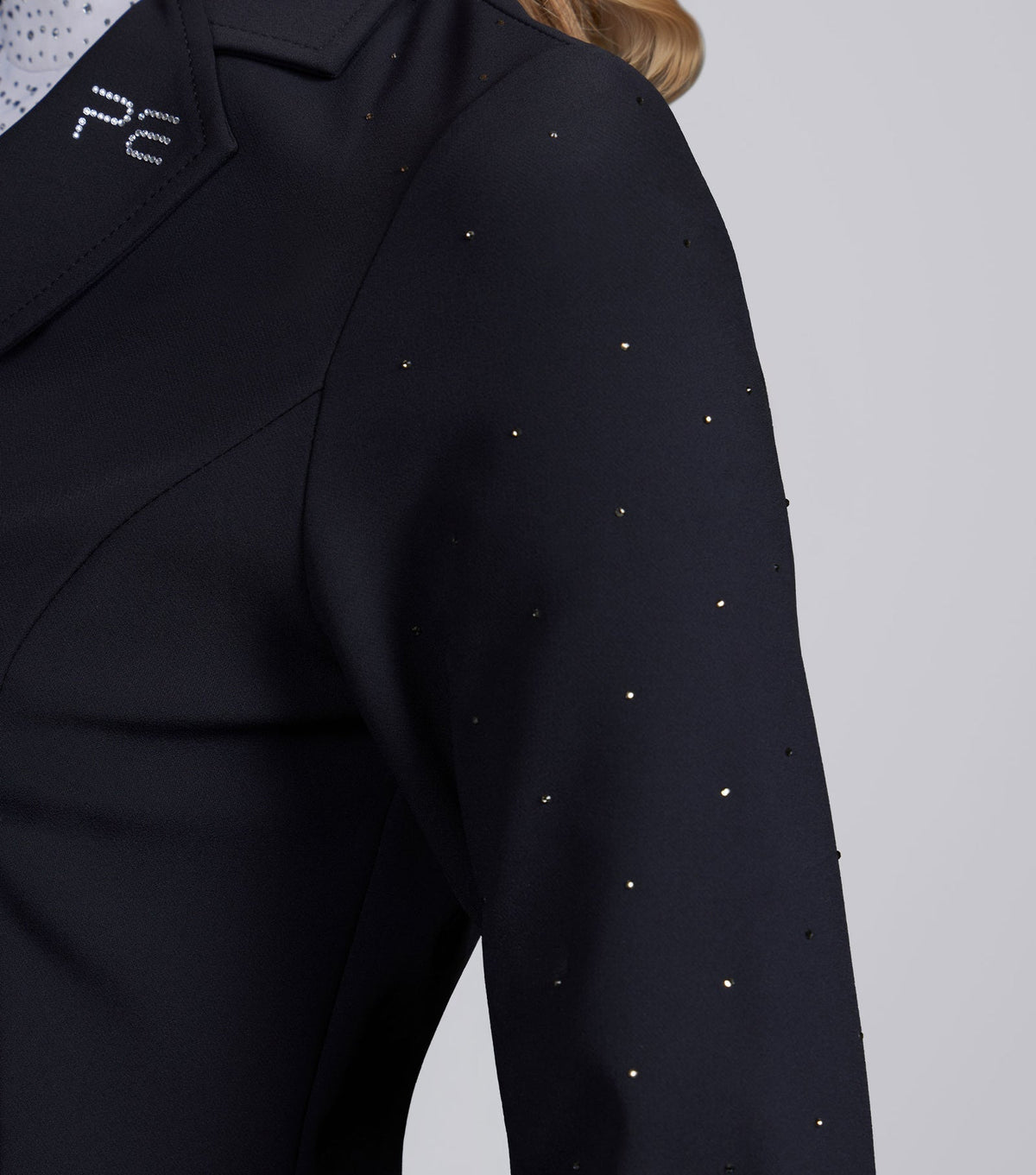 Premier Equine Cristalli Womens Competition Jacket - Black - Nags Essentials