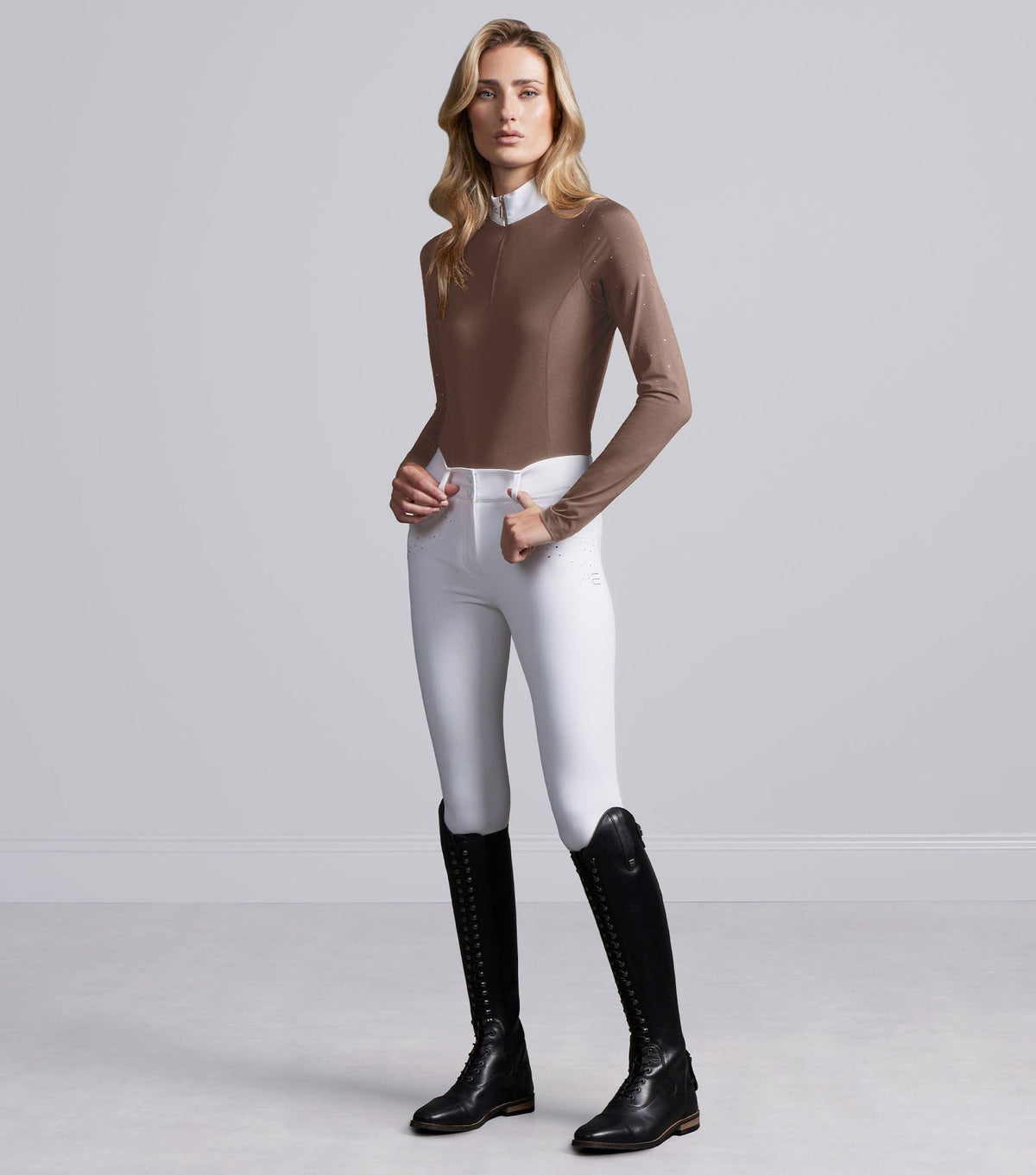 Premier Equine Cristalli Womens Long Sleeve Competition Shirt - Nags Essentials