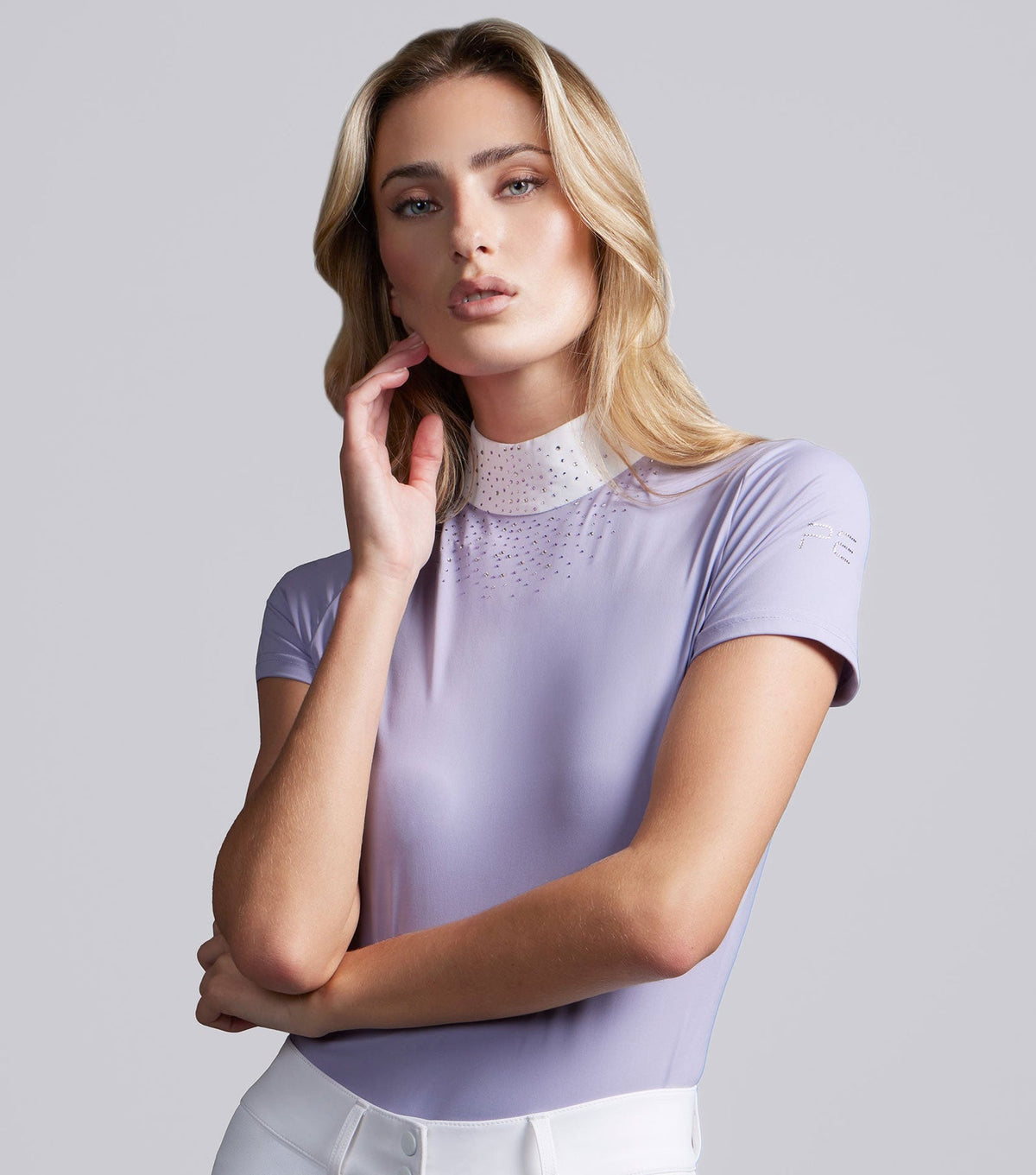 Premier Equine Cristalli Womens Short Sleeve Competition Shirt - Nags Essentials