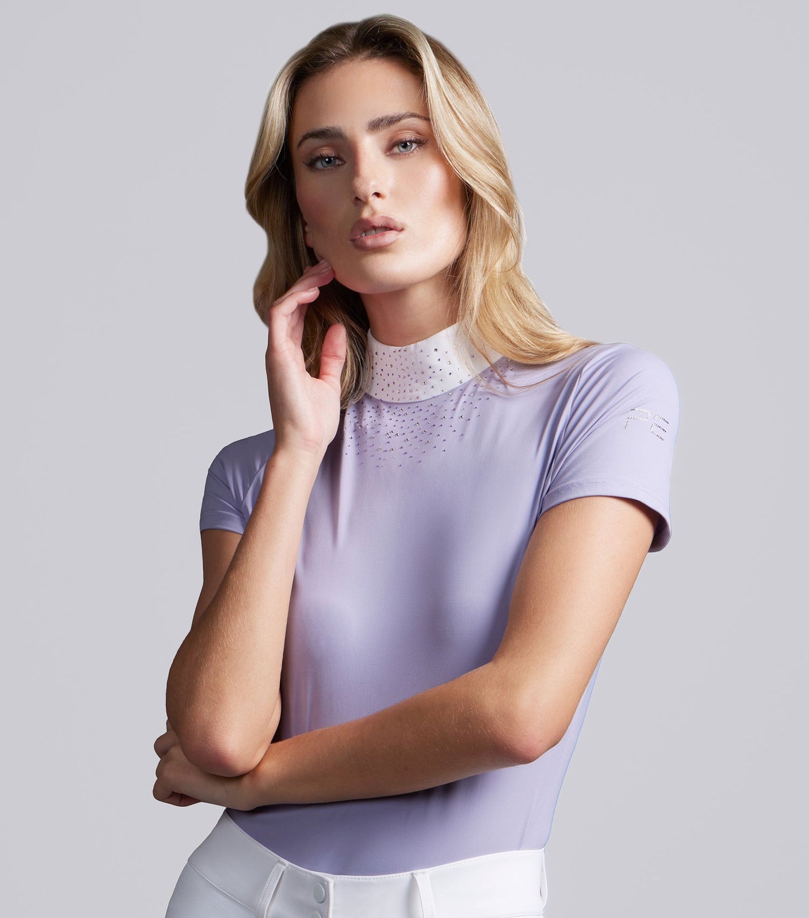 Premier Equine Cristalli Womens Short Sleeve Competition Shirt - Nags Essentials