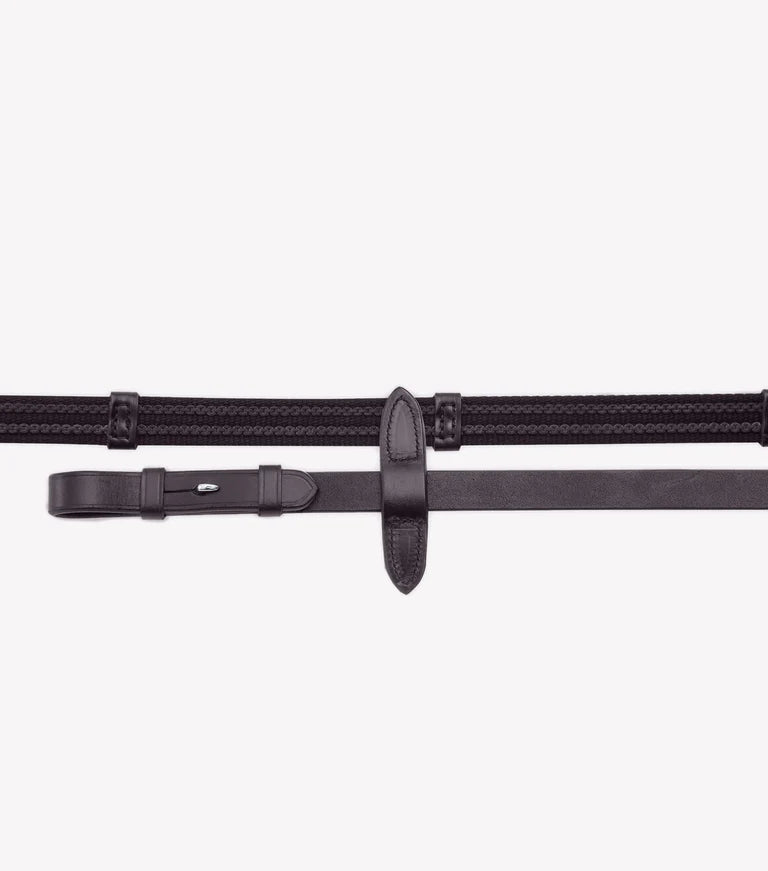 Premier Equine Domenico Web & Rubber Grip Reins - Nags Essentials