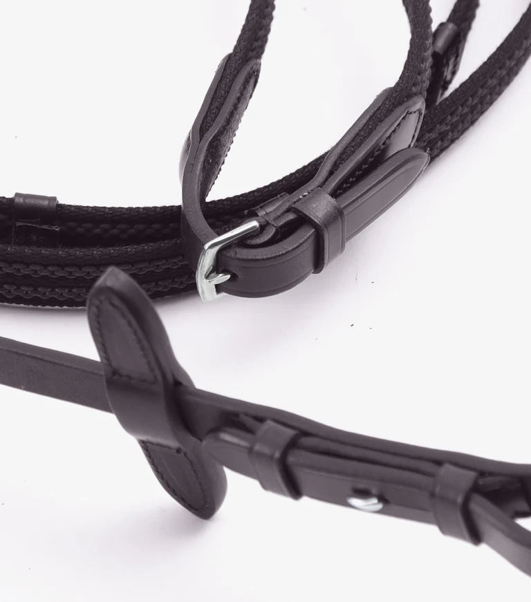 Premier Equine Domenico Web & Rubber Grip Reins - Nags Essentials