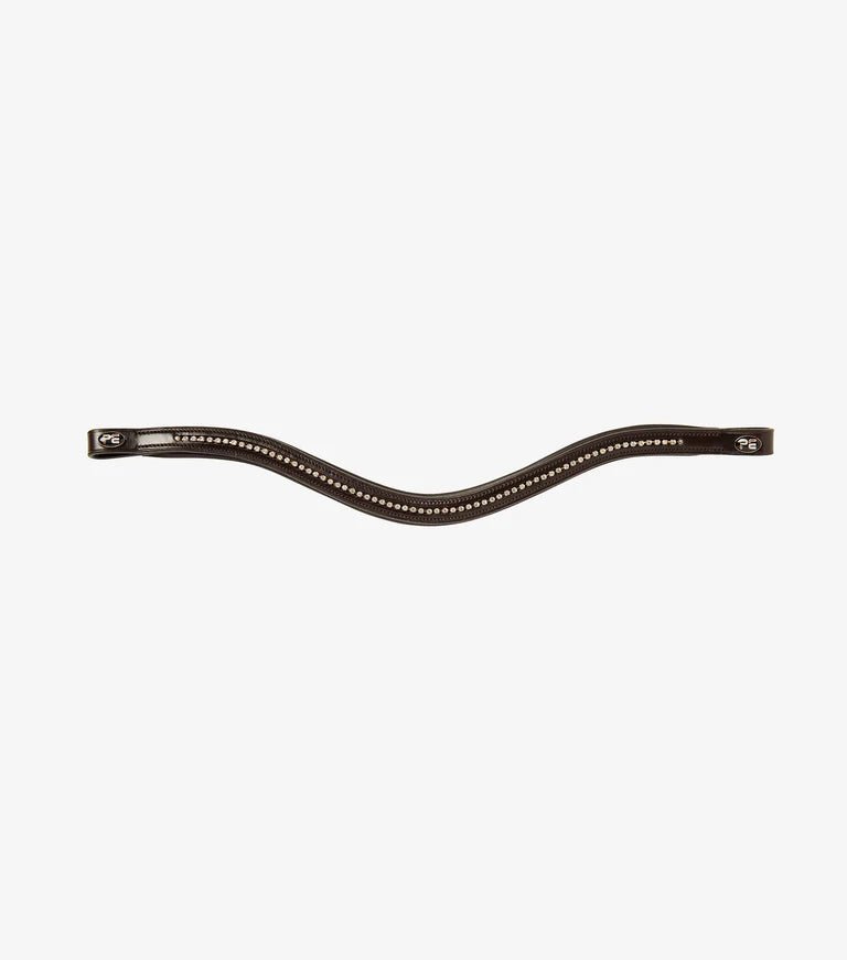 Premier Equine Elaborare Shaped Diamante Browband - Nags Essentials